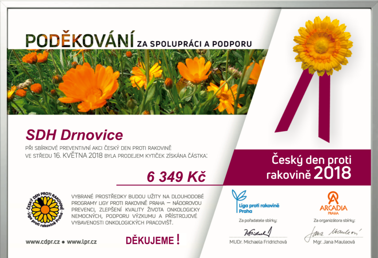 Poděkování CDPR 2018