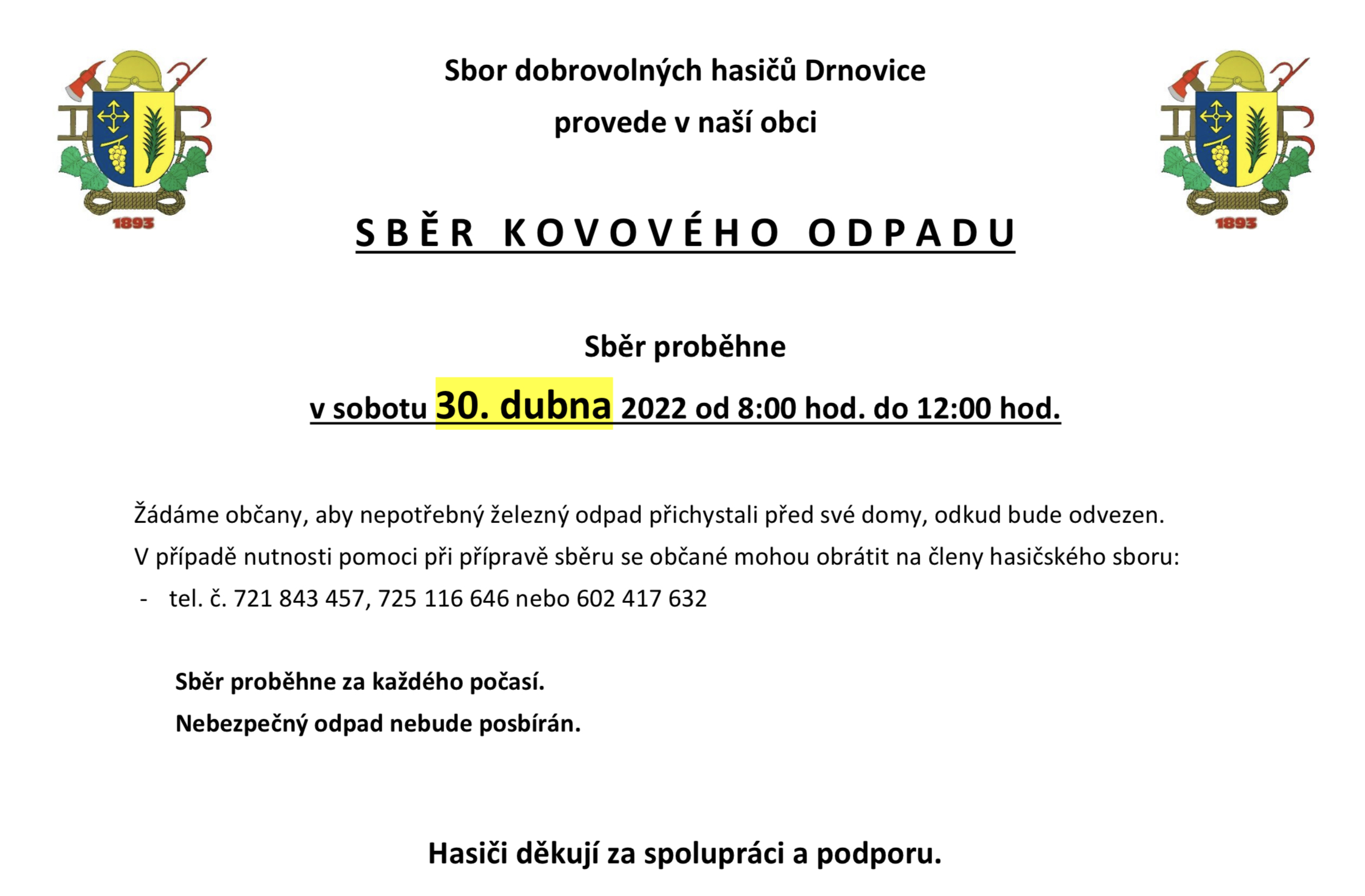 Sber srotu duben 2022